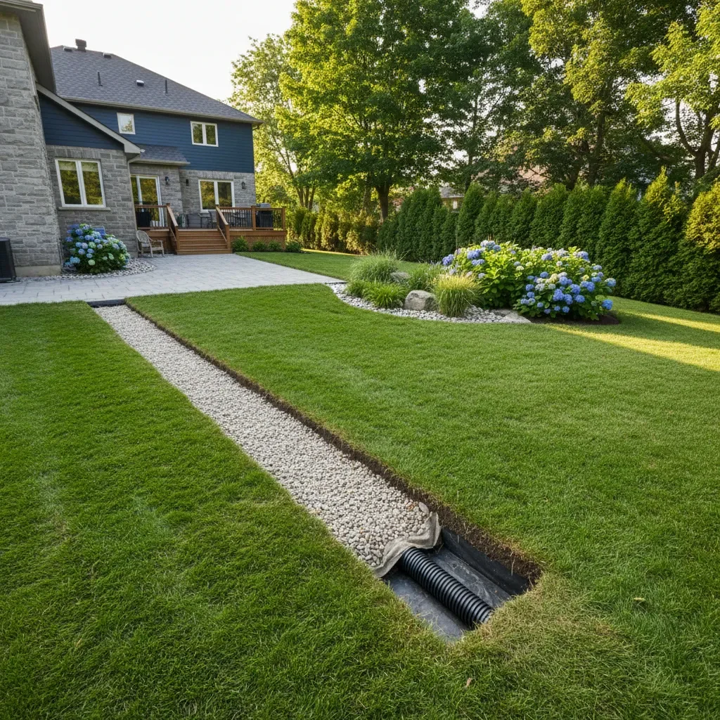 French Drain Installation